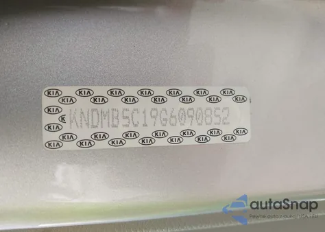 2016 Kia Sedona Lx из США, поврежденный, VIN KNDMB5C19G6090852